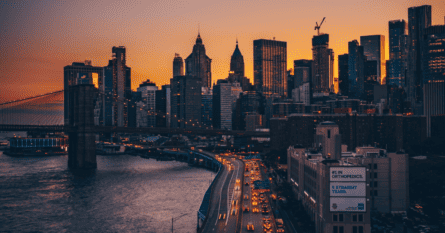 A view of Manhattan Bridge, New York, United States