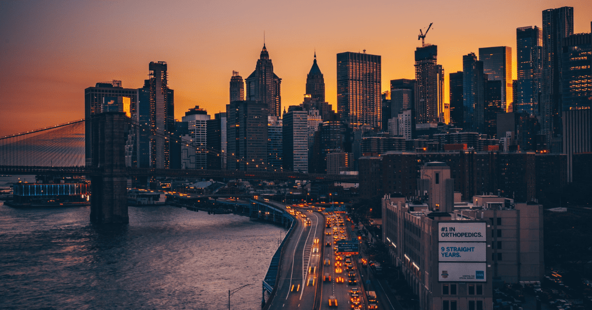 A view of Manhattan Bridge, New York, United States